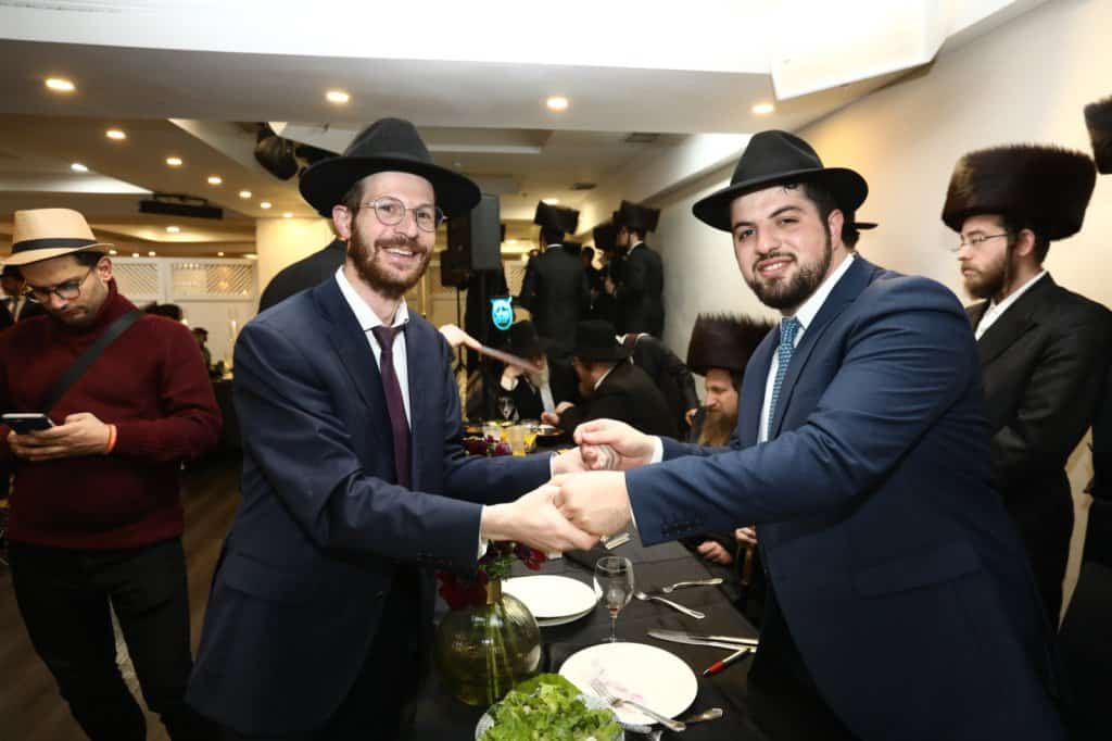 בראשות רבנים אדמורי"ם ואישי ציבור: הבראנז'ה חגגה אמש את האירוסין לאיש הפרסום יהושע רודניק • גלריה