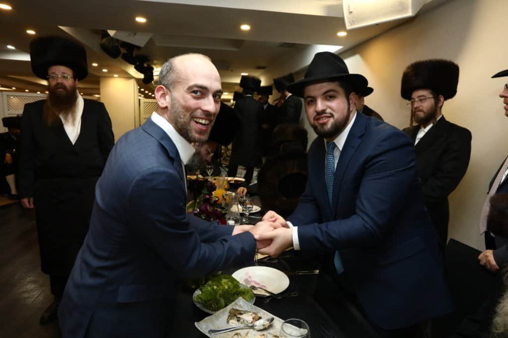 בראשות רבנים אדמורי"ם ואישי ציבור: הבראנז'ה חגגה אמש את האירוסין לאיש הפרסום יהושע רודניק • גלריה