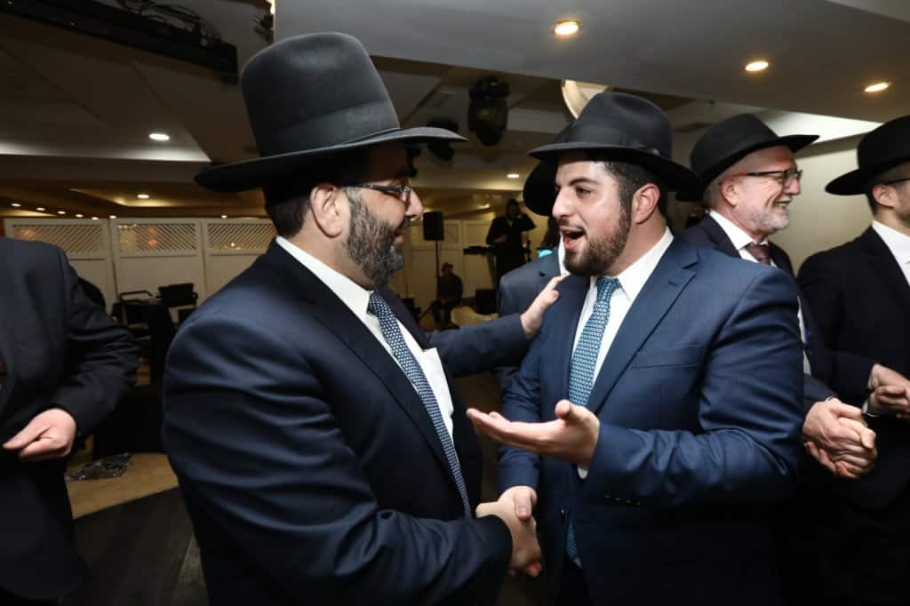 בראשות רבנים אדמורי"ם ואישי ציבור: הבראנז'ה חגגה אמש את האירוסין לאיש הפרסום יהושע רודניק • גלריה