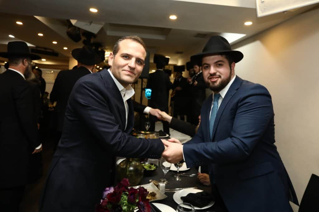 בראשות רבנים אדמורי"ם ואישי ציבור: הבראנז'ה חגגה אמש את האירוסין לאיש הפרסום יהושע רודניק • גלריה