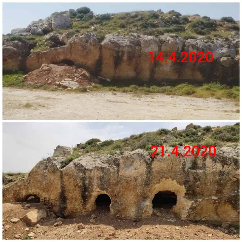 בחסות הקורונה – שודדי העתיקות 'חוגגים'