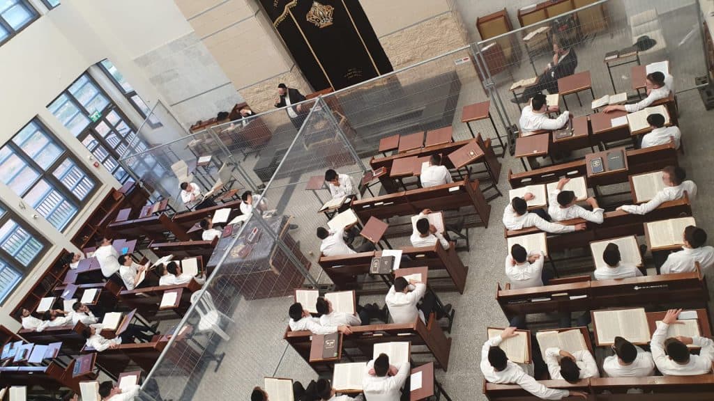 צפו: ה'שיעור כללי' בראדין והבית מדרש המחולק