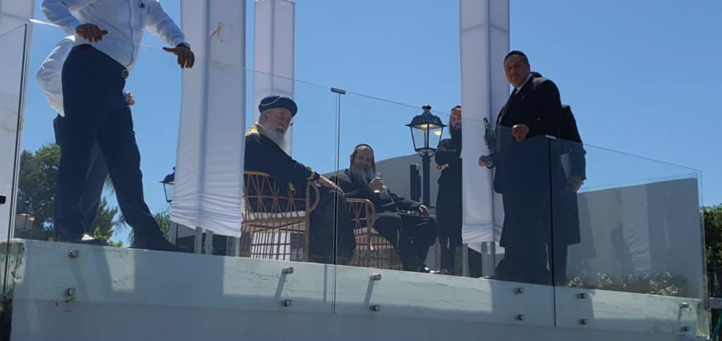 צפו: ר"י 'חוט של חסד' הגר"ש ארוש בפגישה עם רבה של ירושלים הגרש"מ עמאר