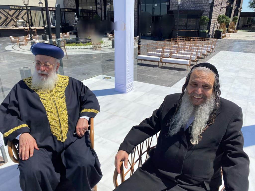 צפו: ר"י 'חוט של חסד' הגר"ש ארוש בפגישה עם רבה של ירושלים הגרש"מ עמאר