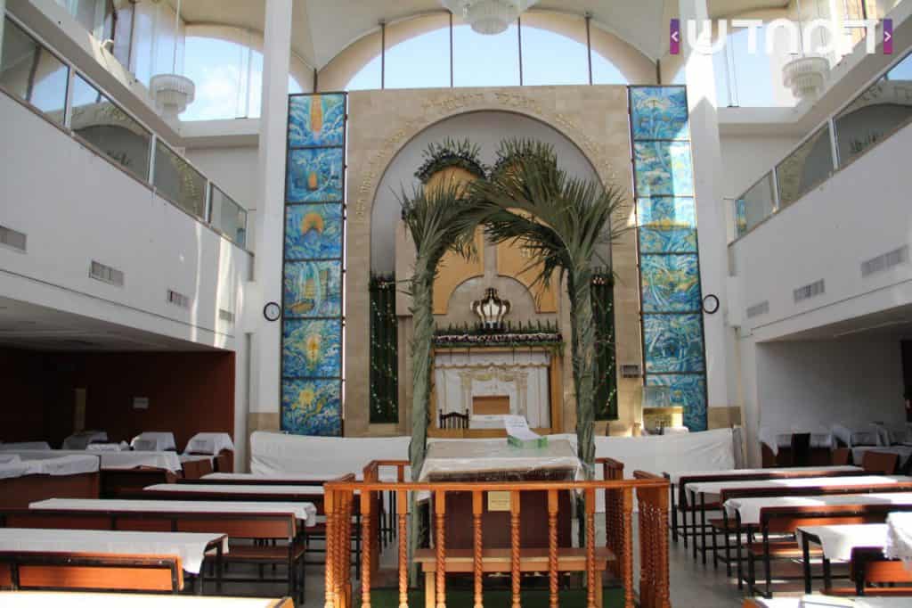 זֶ֤ה אֵלִי֙ וְאַנְוֵ֔הוּ: בתי הכנסת קושטו בפרחים ושושנים ענפי אילנות ובשמים • צפו 