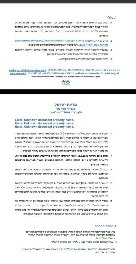 אושר המתווה להחזרת אברכי הכוללים לתלמודים בשלבים