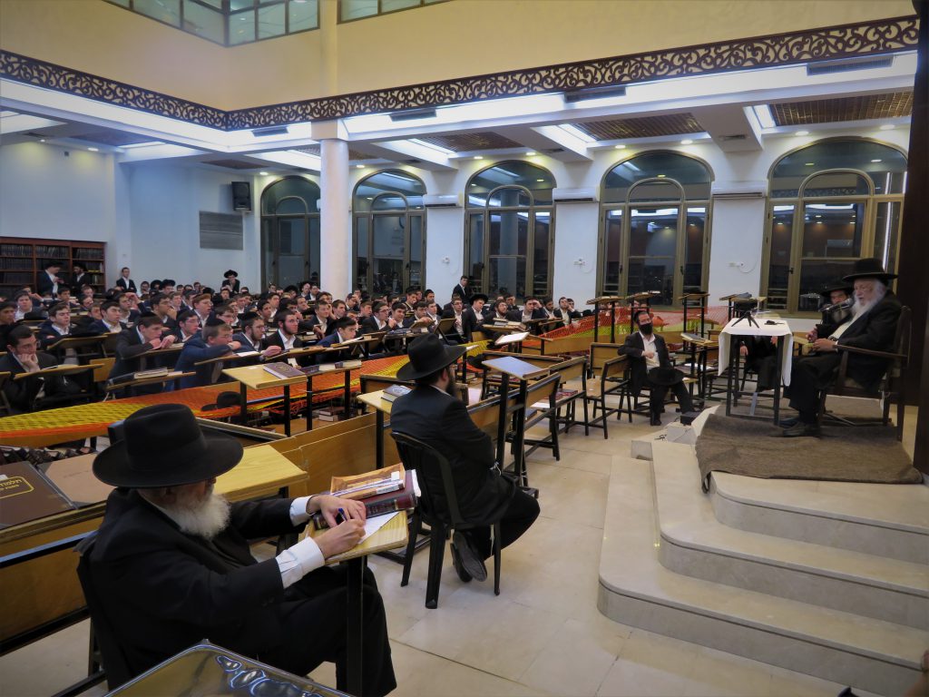 בחורי 'אור אלחנן' זכו לשיחה מהגרב"ד פוברסקי