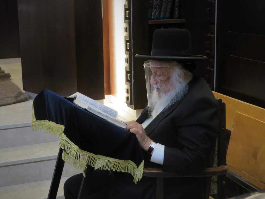 בחורי 'אור אלחנן' זכו לשיחה מהגרב"ד פוברסקי