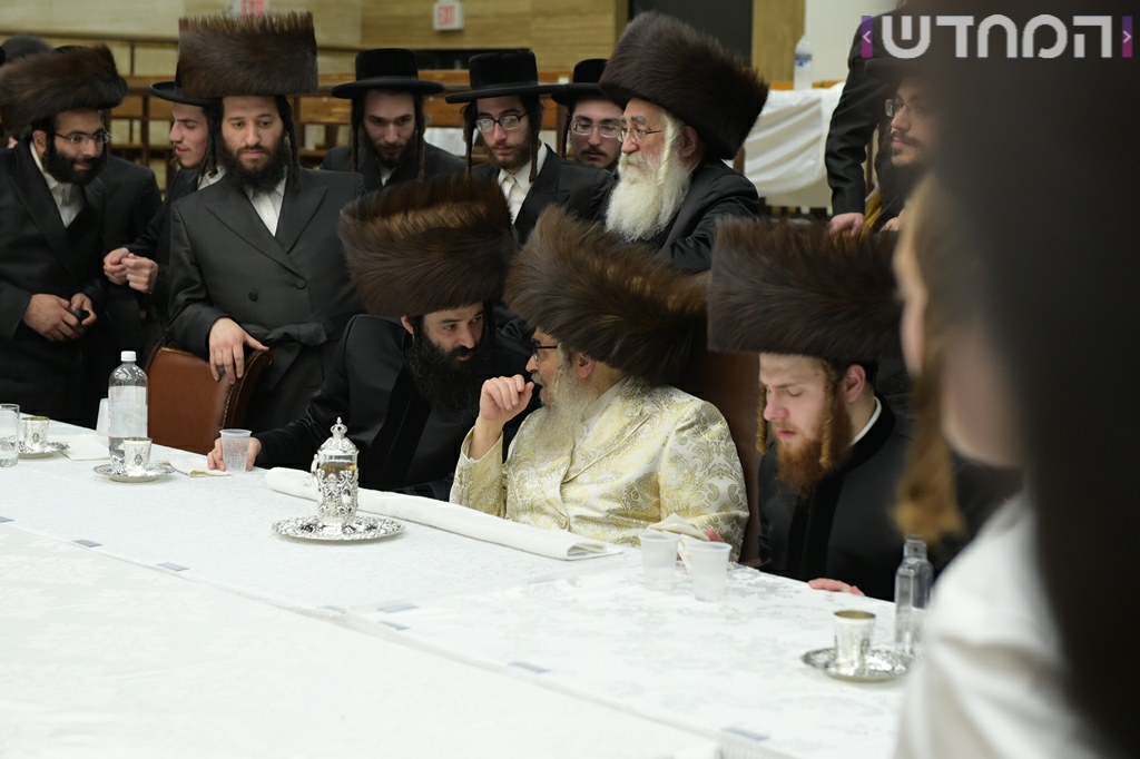 תיעוד ענק: חתונת נכדת האדמו"ר מסאטמר