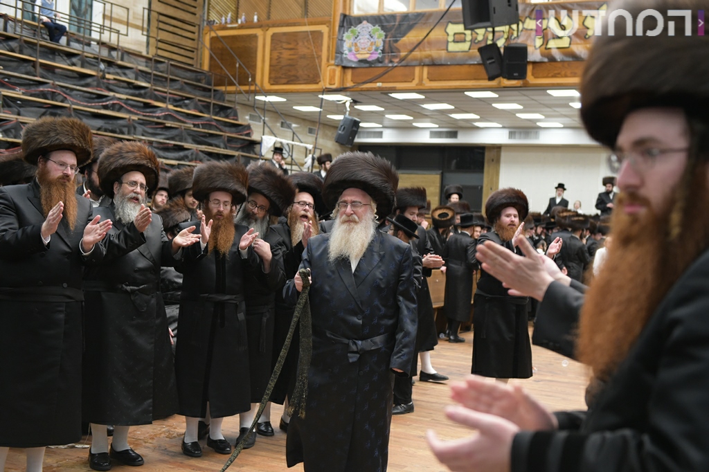 תיעוד ענק: חתונת נכדת האדמו"ר מסאטמר