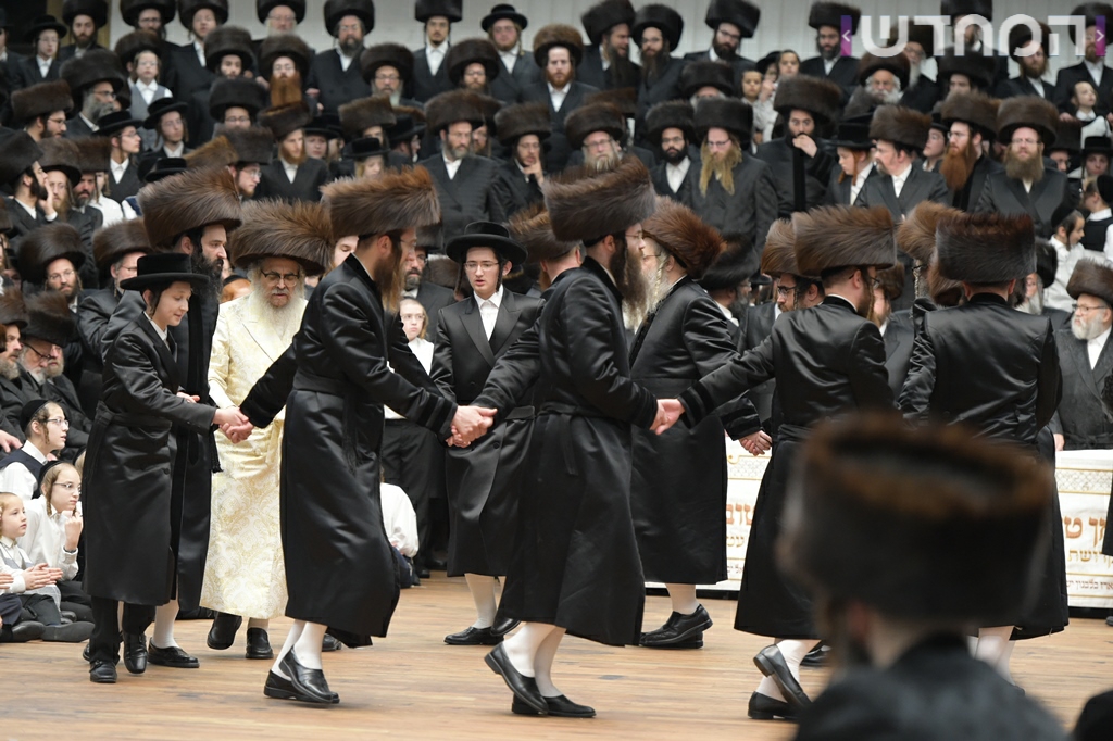 תיעוד ענק: חתונת נכדת האדמו"ר מסאטמר