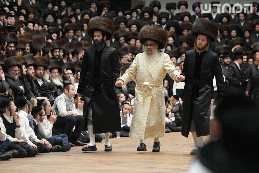 תיעוד ענק: חתונת נכדת האדמו"ר מסאטמר