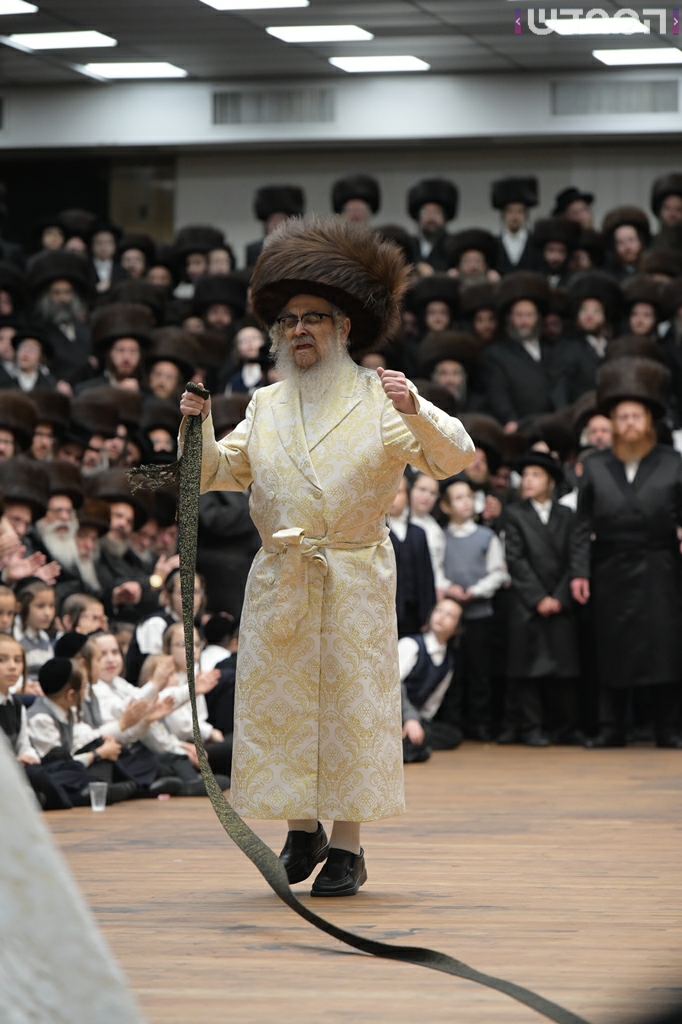 תיעוד ענק: חתונת נכדת האדמו"ר מסאטמר