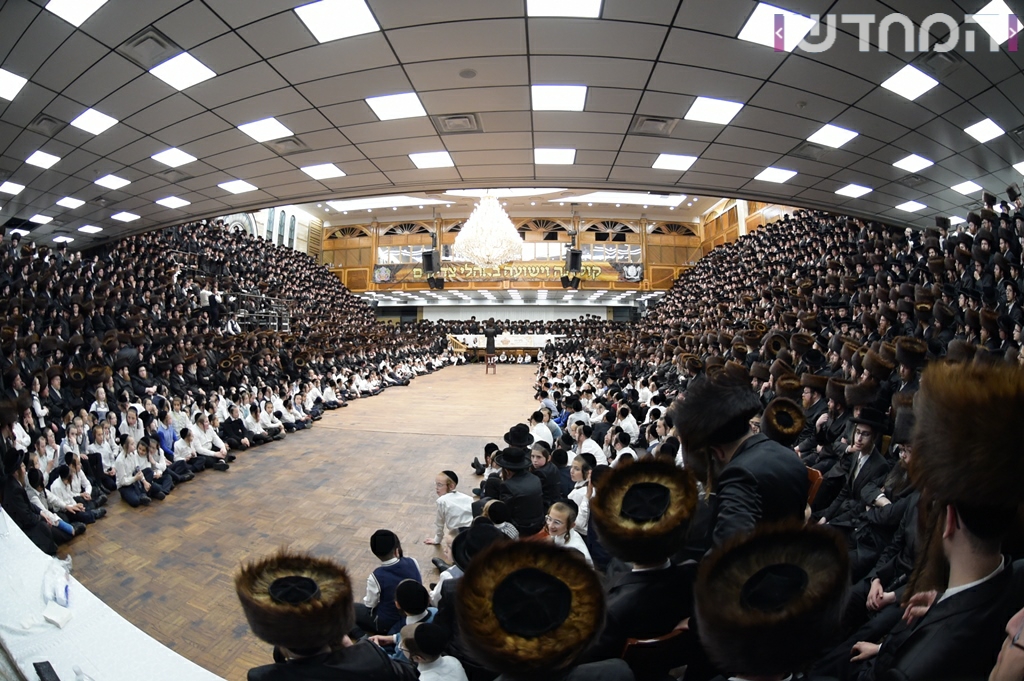 תיעוד ענק: חתונת נכדת האדמו"ר מסאטמר