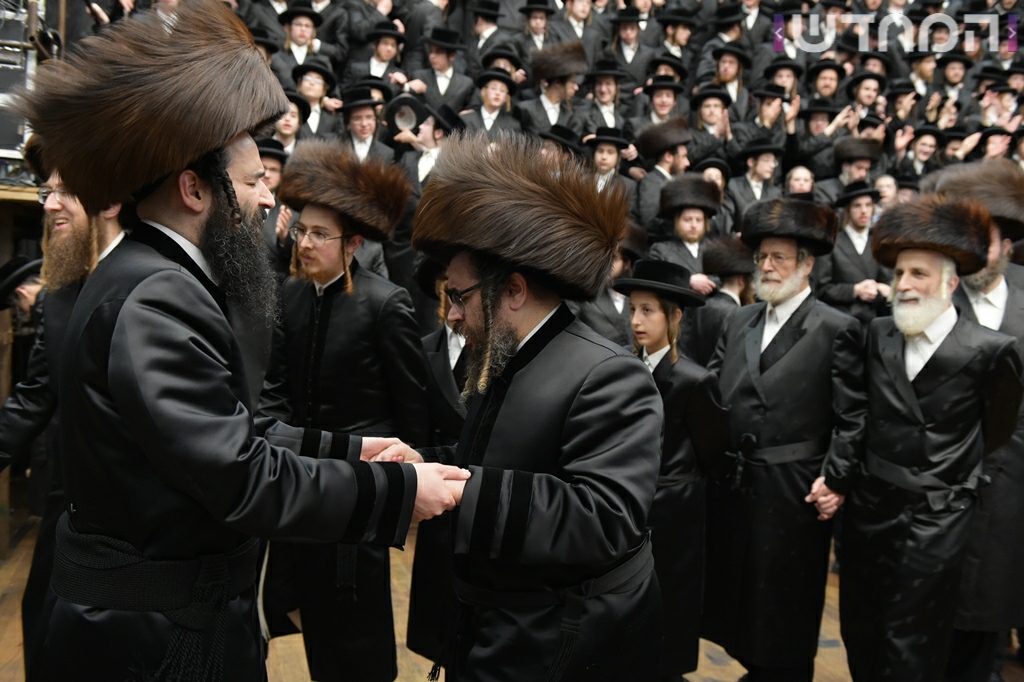 תיעוד ענק: חתונת נכדת האדמו"ר מסאטמר
