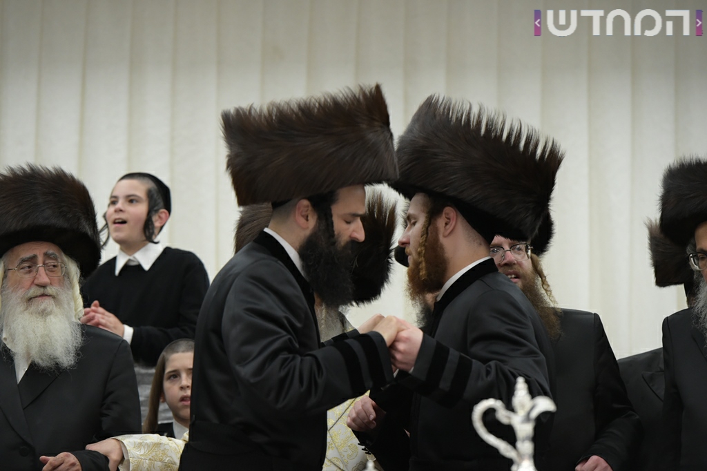 תיעוד ענק: חתונת נכדת האדמו"ר מסאטמר
