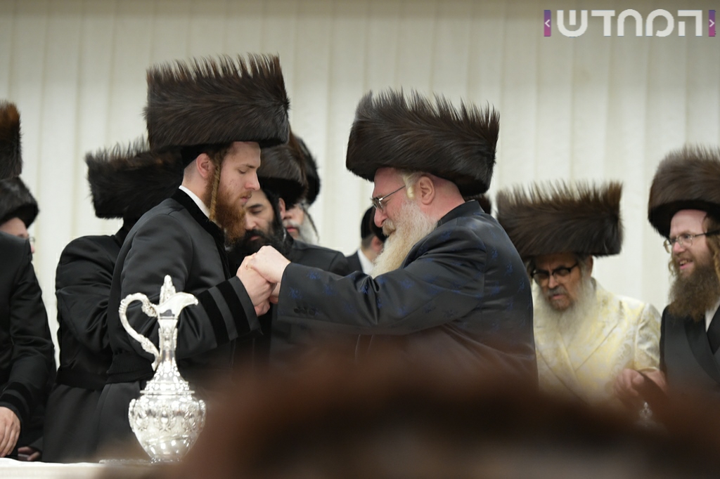 תיעוד ענק: חתונת נכדת האדמו"ר מסאטמר