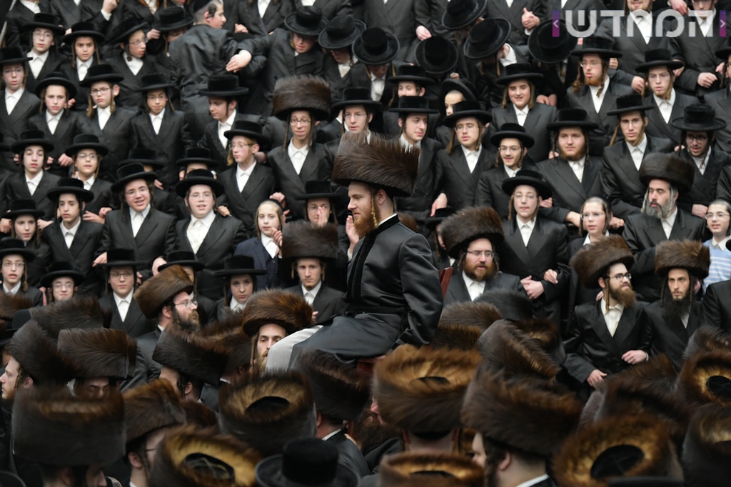 תיעוד ענק: חתונת נכדת האדמו"ר מסאטמר