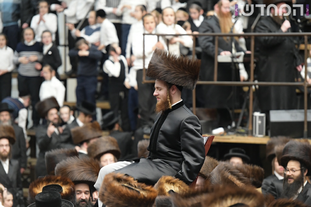 תיעוד ענק: חתונת נכדת האדמו"ר מסאטמר