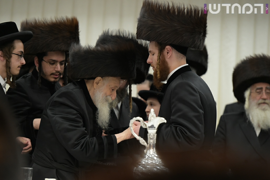 תיעוד ענק: חתונת נכדת האדמו"ר מסאטמר