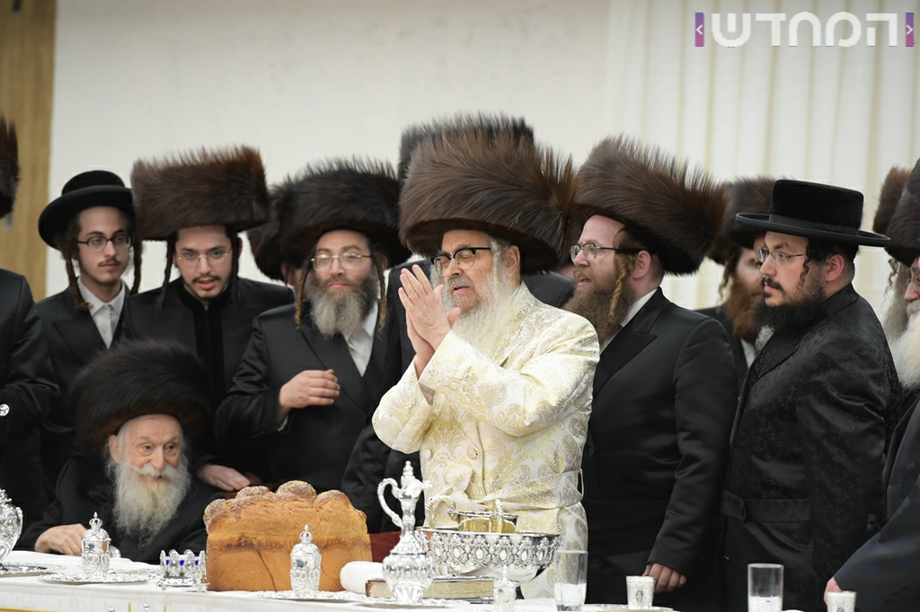 תיעוד ענק: חתונת נכדת האדמו"ר מסאטמר