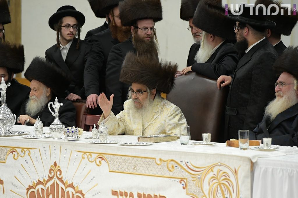 תיעוד ענק: חתונת נכדת האדמו"ר מסאטמר