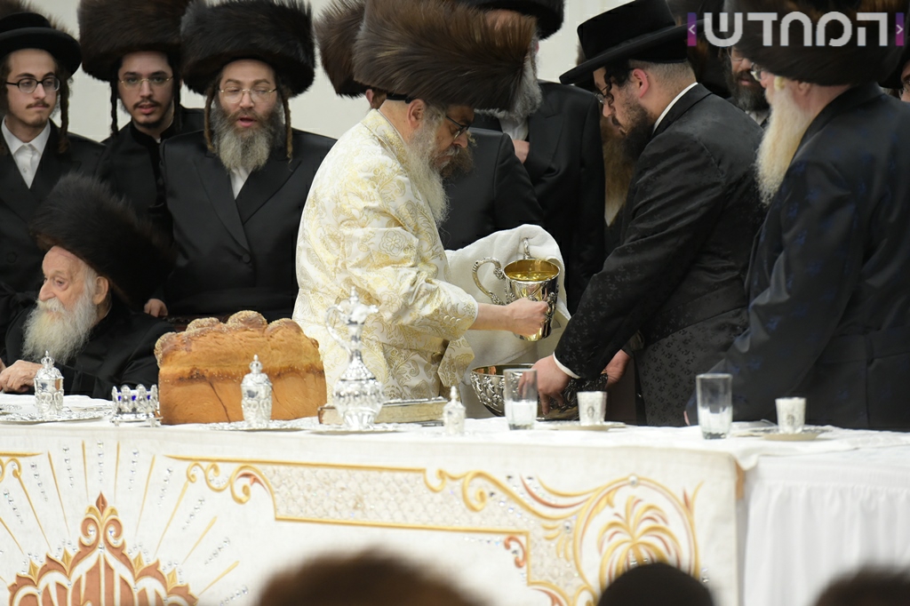 תיעוד ענק: חתונת נכדת האדמו"ר מסאטמר