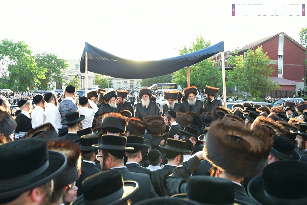 תיעוד ענק: חתונת נכדת האדמו"ר מסאטמר