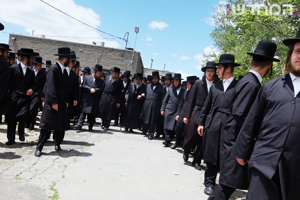 תיעוד ענק: חתונת נכדת האדמו"ר מסאטמר