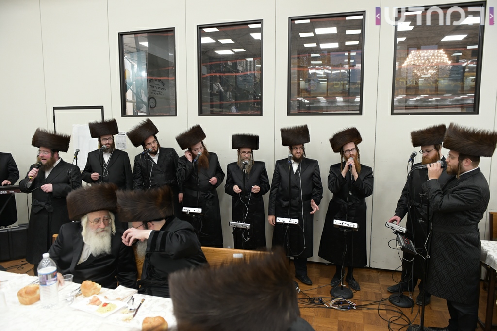 תיעוד ענק: חתונת נכדת האדמו"ר מסאטמר