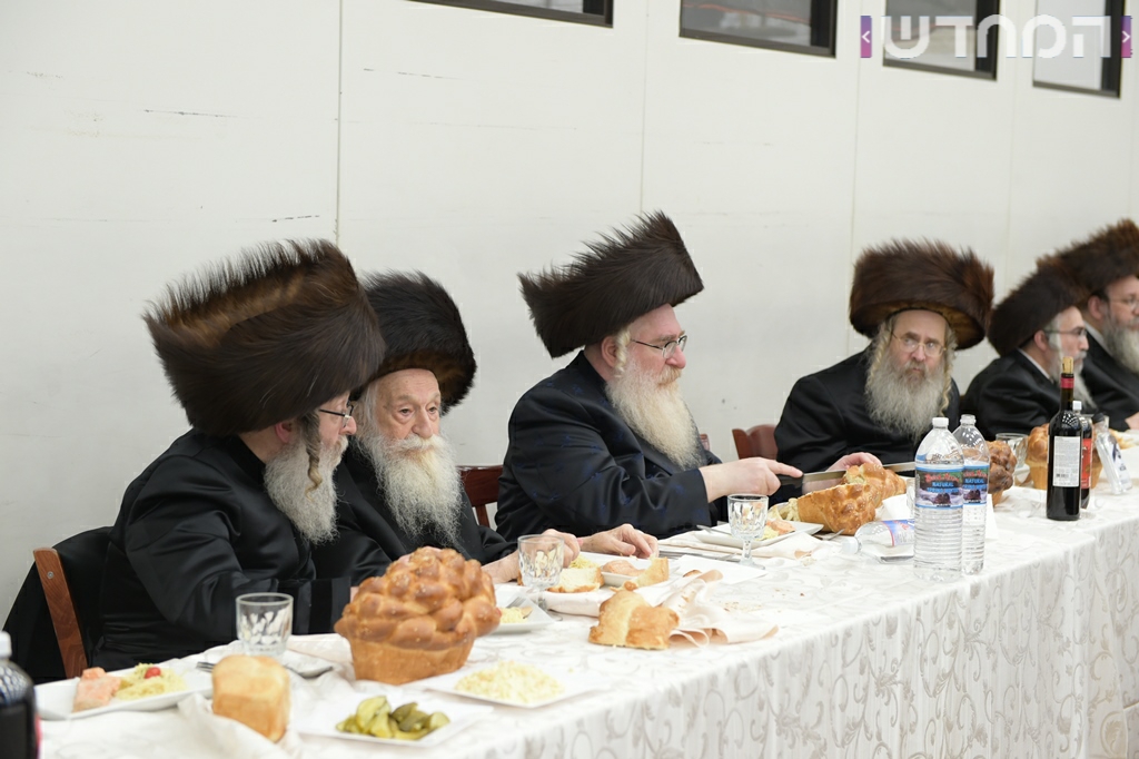 תיעוד ענק: חתונת נכדת האדמו"ר מסאטמר