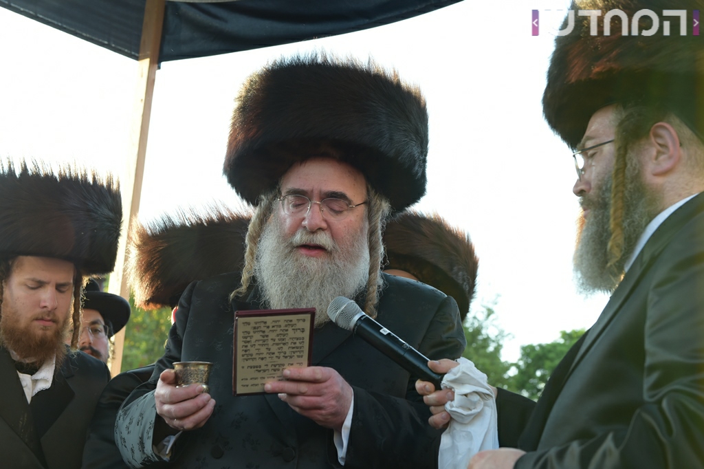 תיעוד ענק: חתונת נכדת האדמו"ר מסאטמר