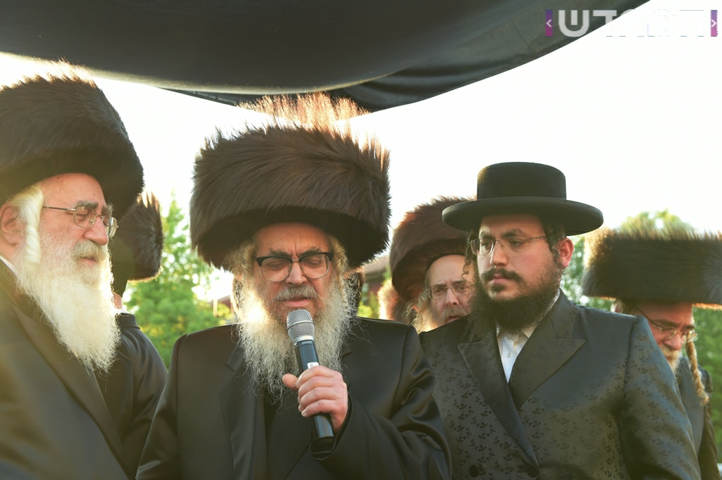 תיעוד ענק: חתונת נכדת האדמו"ר מסאטמר