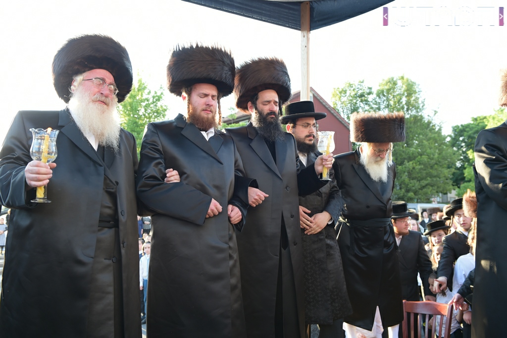 תיעוד ענק: חתונת נכדת האדמו"ר מסאטמר