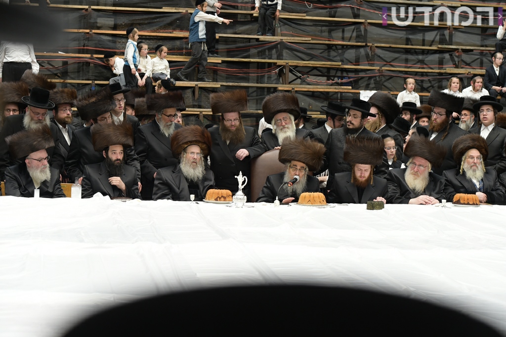 תיעוד ענק: חתונת נכדת האדמו"ר מסאטמר