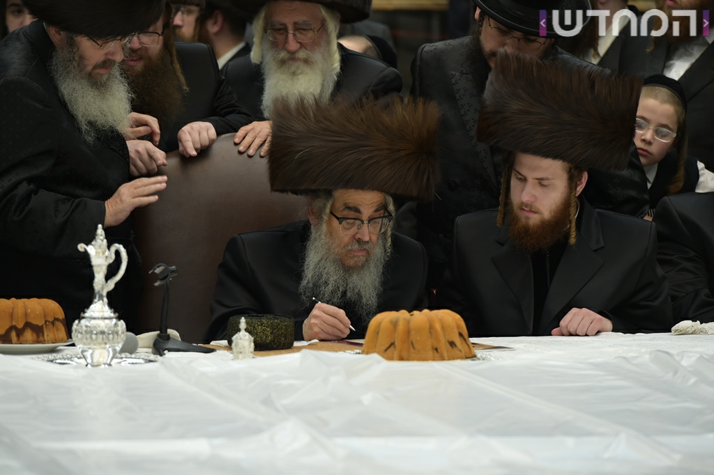 תיעוד ענק: חתונת נכדת האדמו"ר מסאטמר