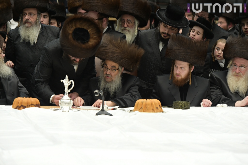 תיעוד ענק: חתונת נכדת האדמו"ר מסאטמר