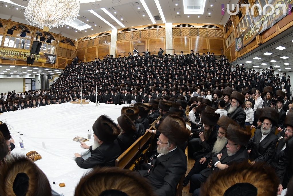 תיעוד ענק: חתונת נכדת האדמו"ר מסאטמר