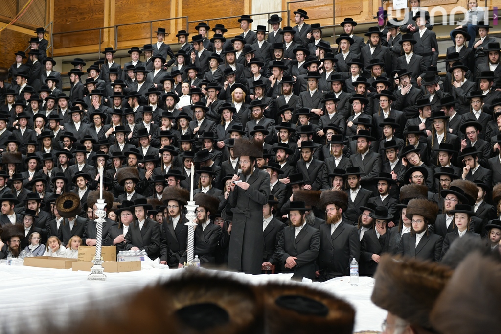 תיעוד ענק: חתונת נכדת האדמו"ר מסאטמר