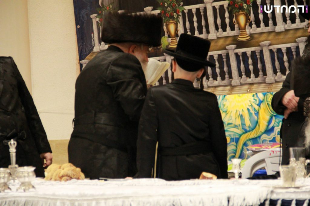 הבר מצוה לנכד האדמו"ר מנדבורנה