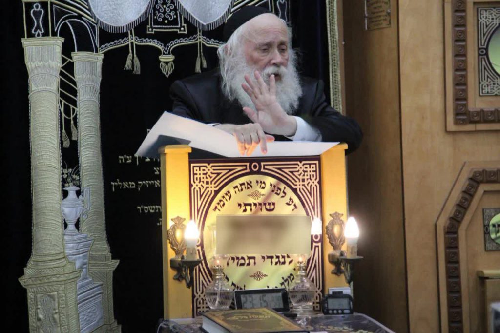 לראשונה מאז חג הפסח: שיעורו הקבוע של הראב"ד חזר להתקיים