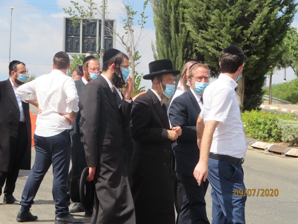 תיעוד: חברי הכנסת הגיעו לביתר עילית הנצורה