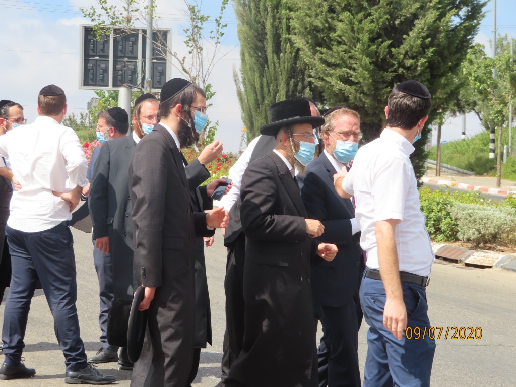 תיעוד: חברי הכנסת הגיעו לביתר עילית הנצורה