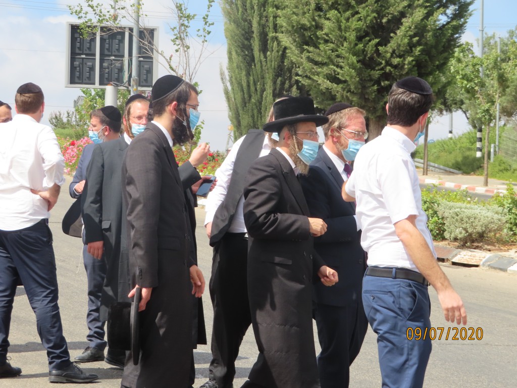 תיעוד: חברי הכנסת הגיעו לביתר עילית הנצורה