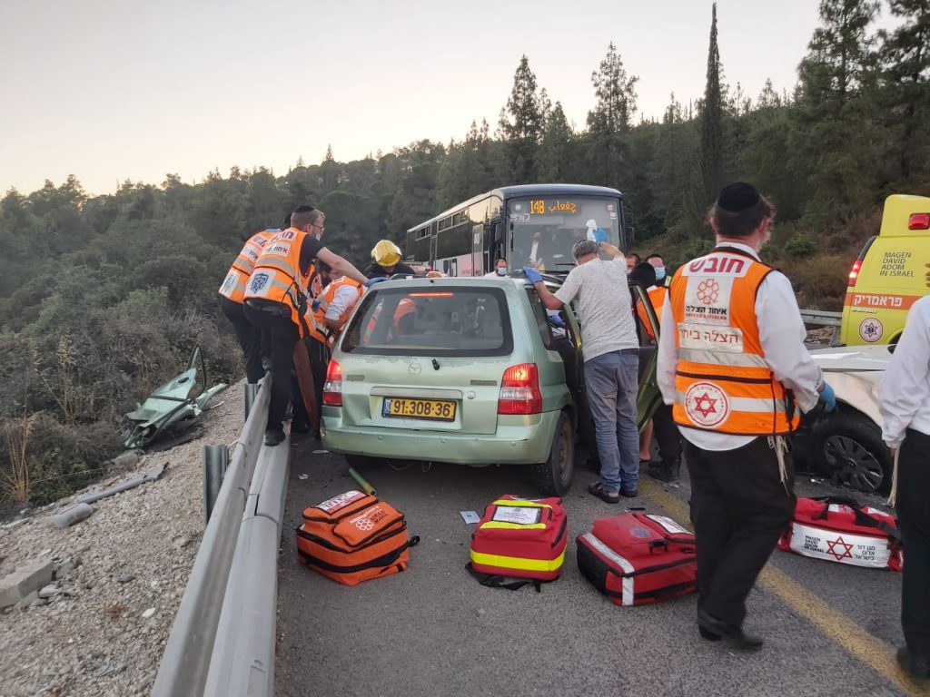 תאונה קשה מאוד סמוך לביתר: חרדי נפצע קשה