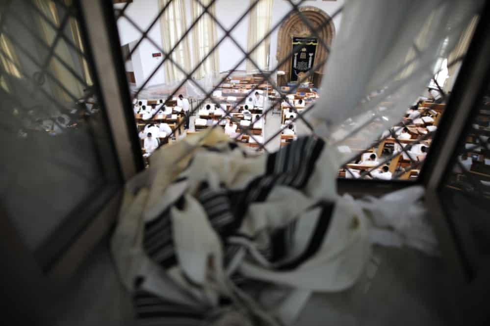 השיעור כללי של הגר"ד לנדא בהיכל ישיבת סלבודקא