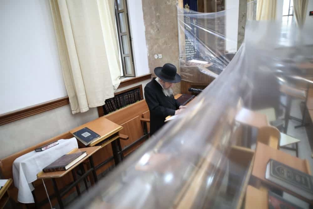 השיעור כללי של הגר"ד לנדא בהיכל ישיבת סלבודקא