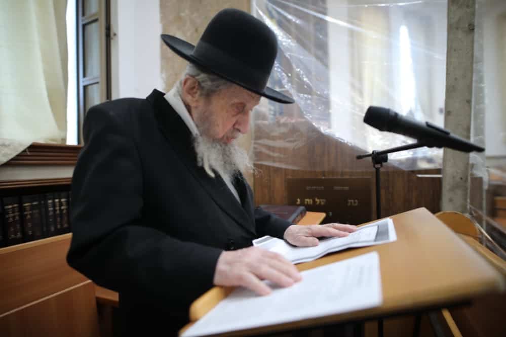 השיעור כללי של הגר"ד לנדא בהיכל ישיבת סלבודקא