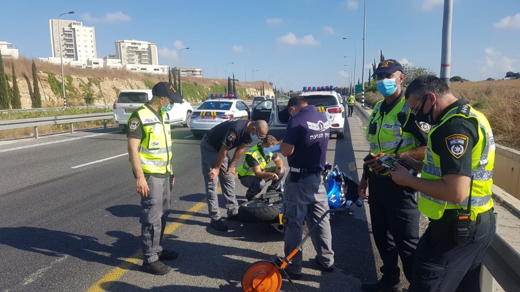 רוכב אופנוע כבן 22 נהרג בתאונה עצמית בכביש 79 סמוך לצומת גלעם