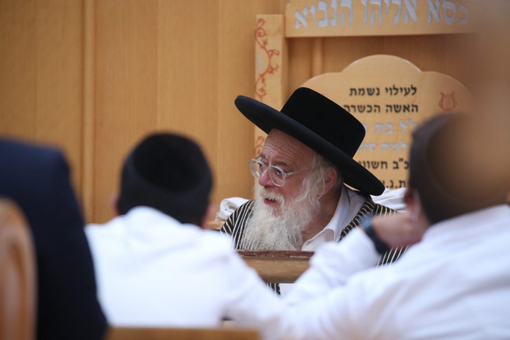 תיעוד: הרבי מתולדות אהרן בברכת כהנים וברית בצפת